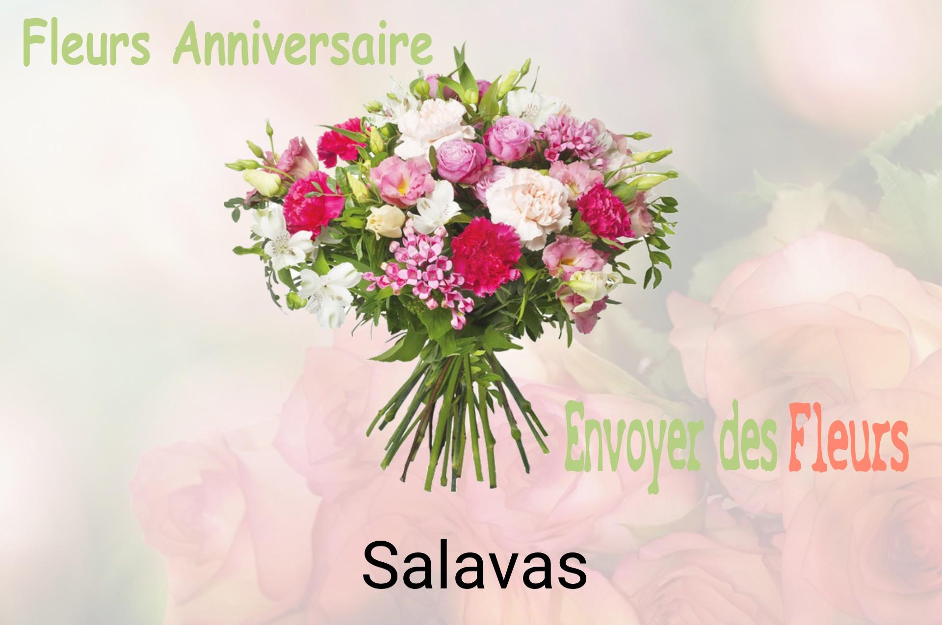 Bouquet de fleurs d’anniversaire livré à Salavas